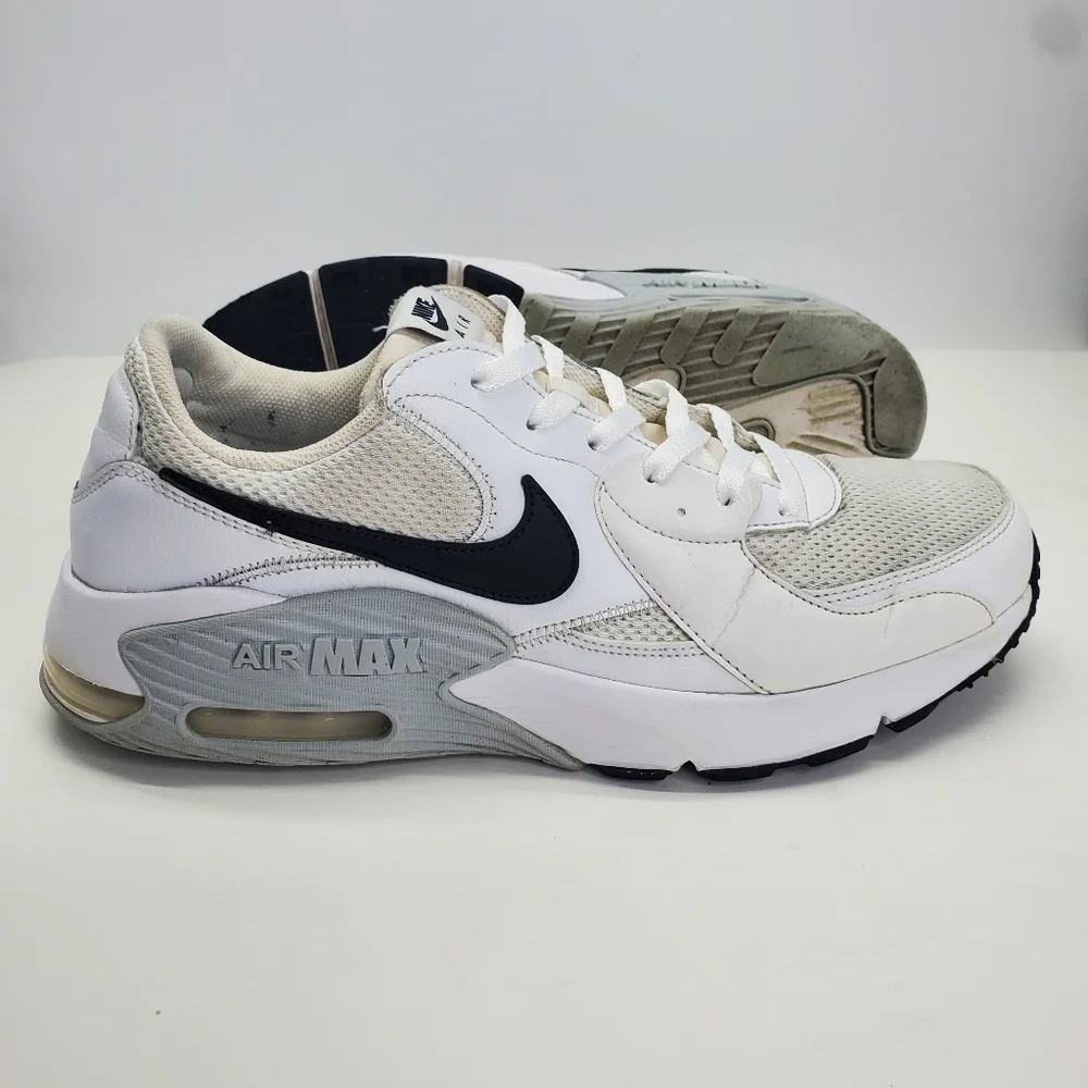 Nike Shoe Men's 12 Air Max Excee Sneakers CD4165-100 White & Black